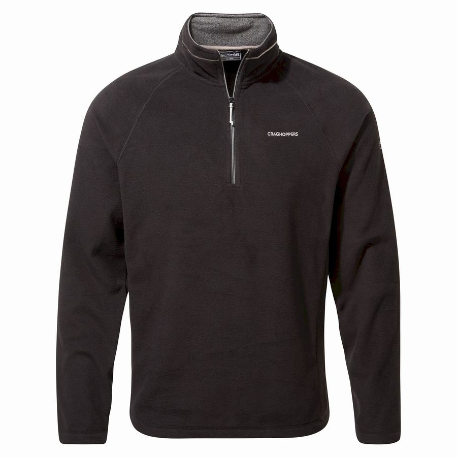 Chandails Craghoppers Corey Half Zip Homme Noir | HMA8311XC