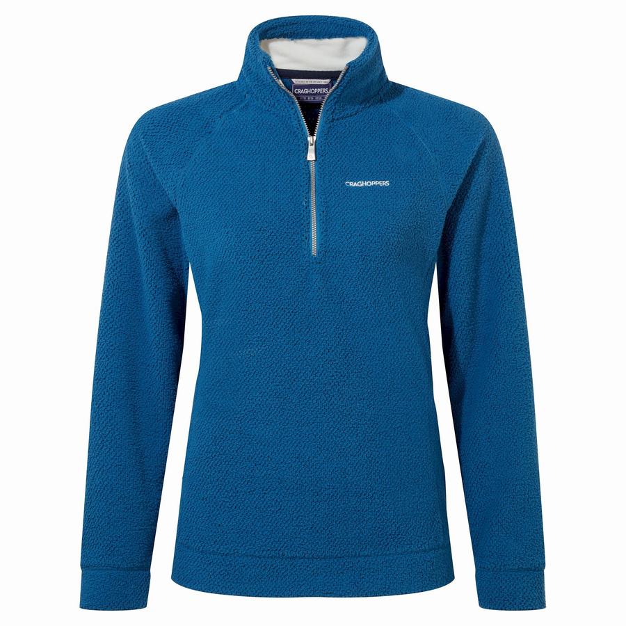 Chandails Craghoppers Lilian Half Zip Femme Bleu | HAM1325TL