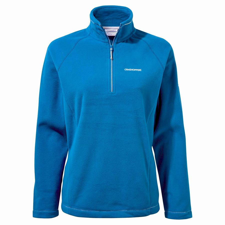 Chandails Craghoppers Miska Half Zip Femme Bleu | ATX6521ZF