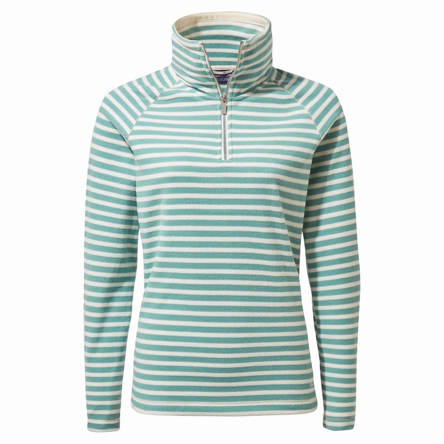 Chandails Craghoppers Natalia Half Zip Femme Stripes | EZE224ZF