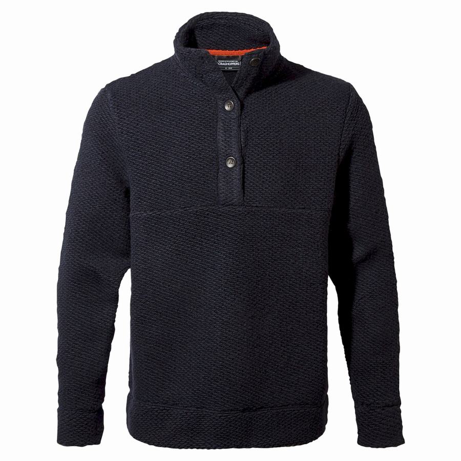 Chandails Craghoppers Ramsay Overhead Pullover Homme Bleu Marine Bleu | WXU3541IO