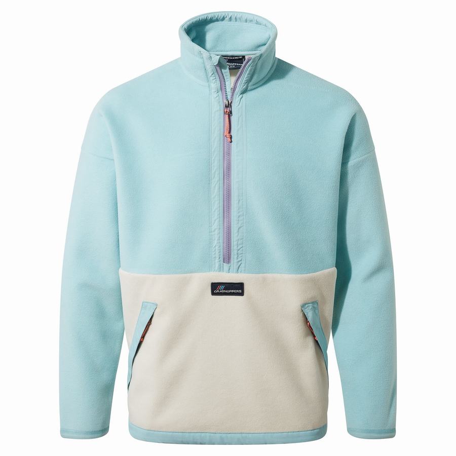 Chandails Craghoppers Spindle Half Zip Femme Turquoise Clair | GEC6895LL