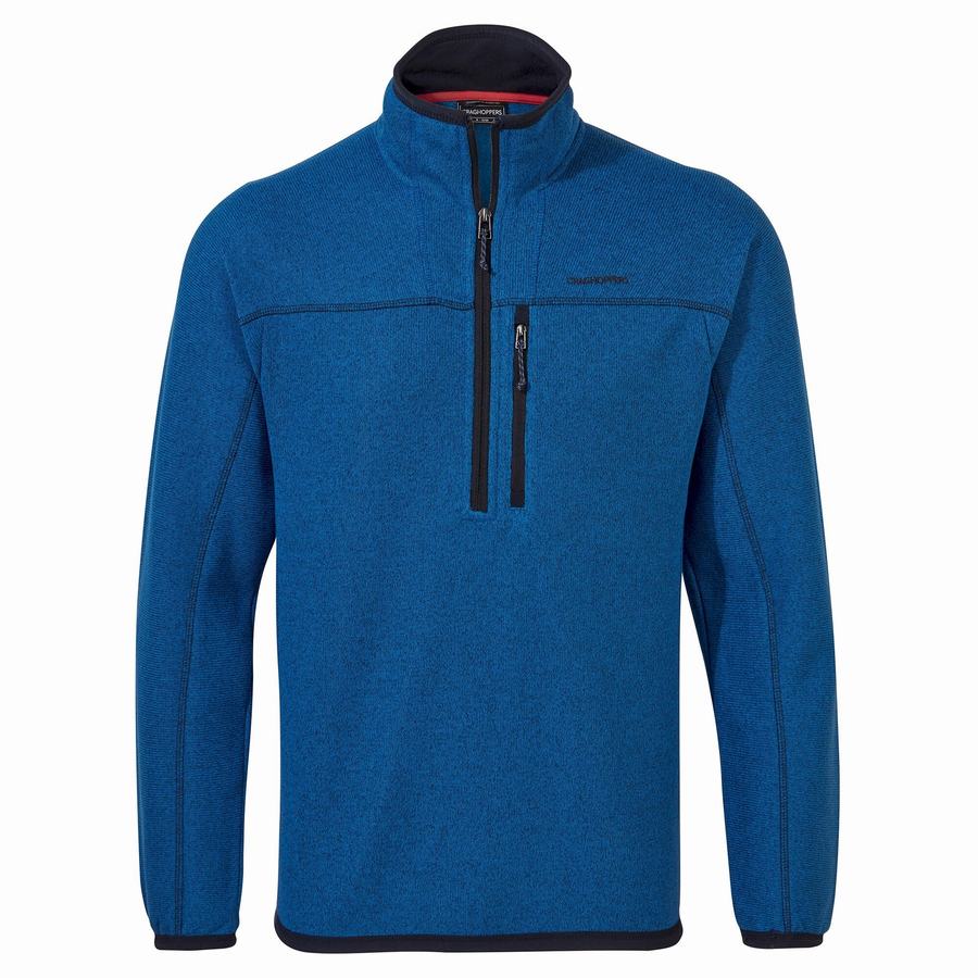 Chandails Craghoppers Torney Half Zip Homme Bleu | QRQ3625LK