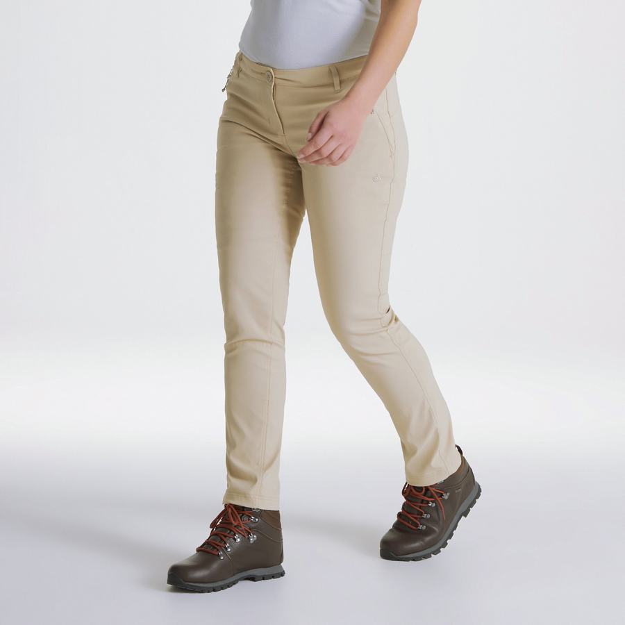 Pantalons Craghoppers Kiwi Pro II Femme Marron | PPQ5847RW