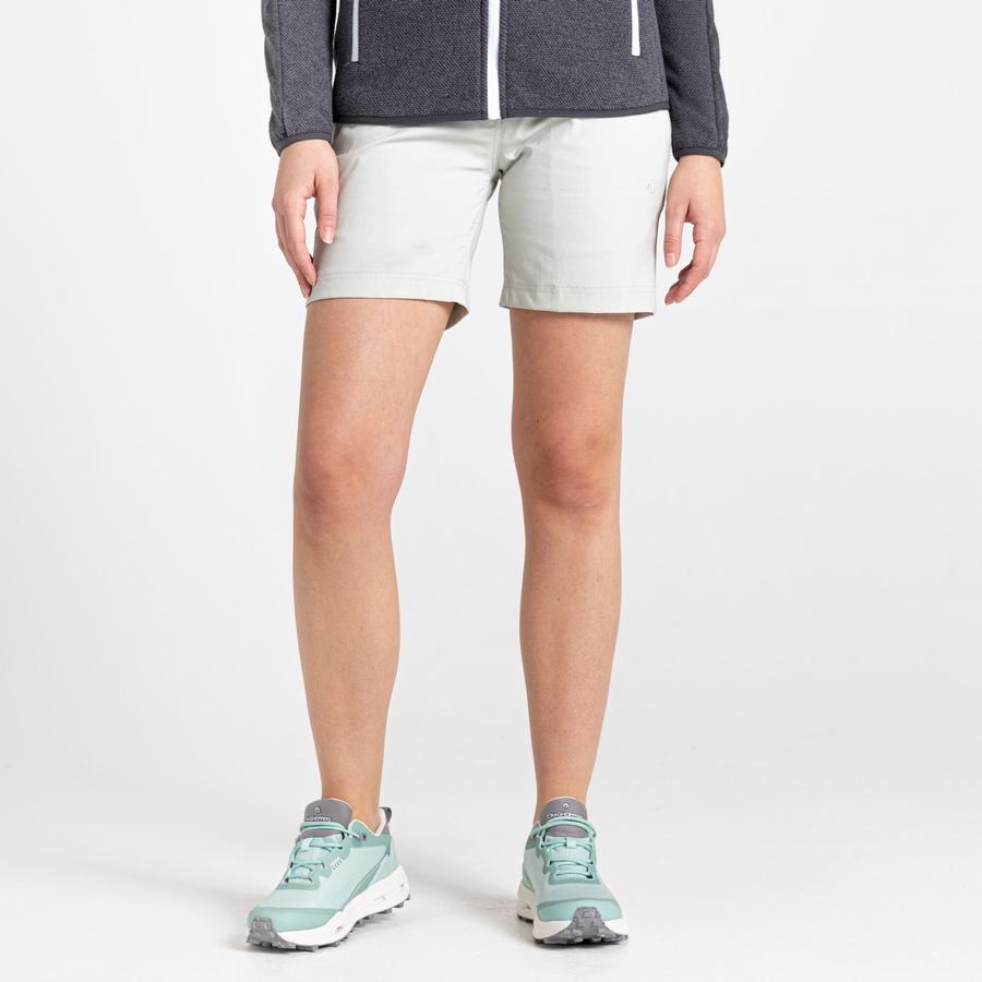 Shorts Craghoppers Stretch Kiwi Pro III Femme Grise | FAO884SJ