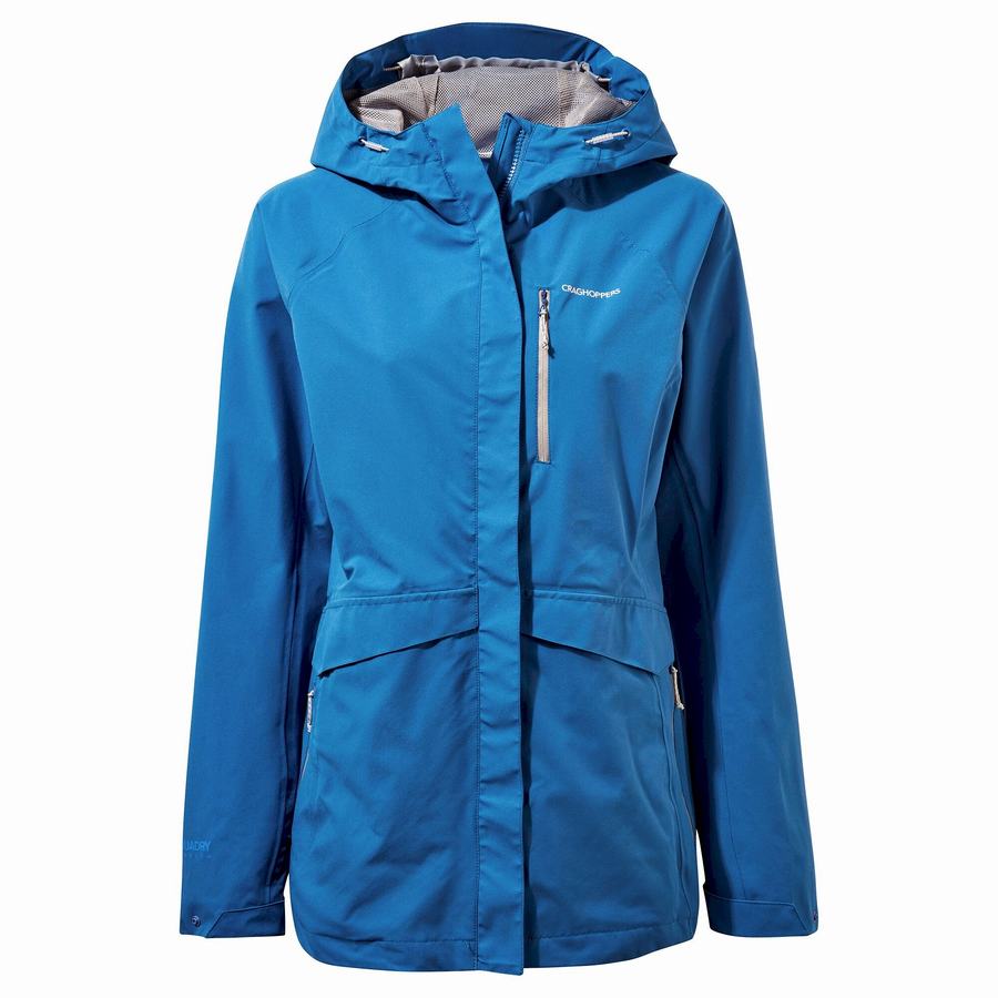 Vestes Craghoppers Imperméables Caldbeck Femme Bleu | ZCX5881KN