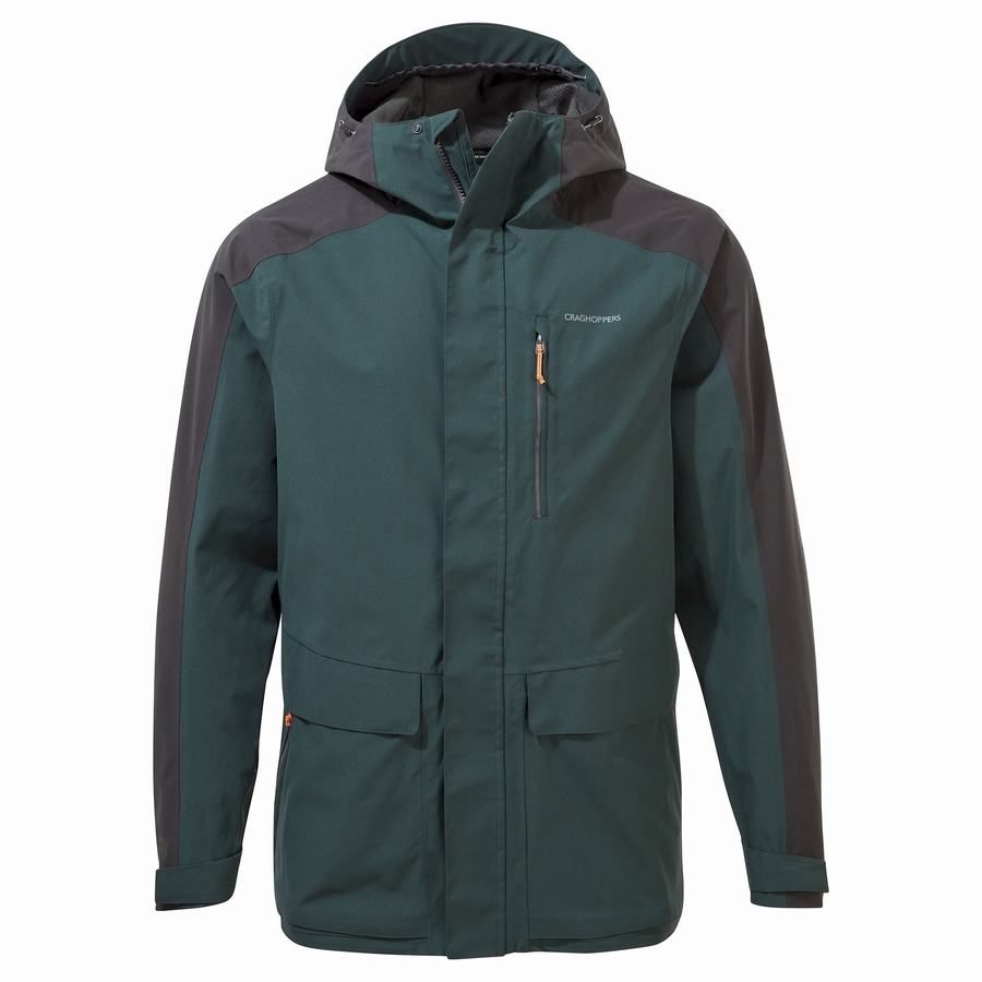 Vestes Craghoppers Imperméables Lorton Homme Vert | RVO8358PB