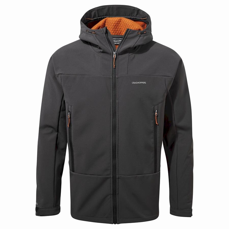 Vestes Craghoppers Tripp Encapuchonné Homme Noir | IYC318IA