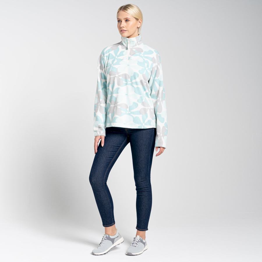 Chandails Craghoppers Cabrillo Half Zip Femme Vert | ELG630AQ