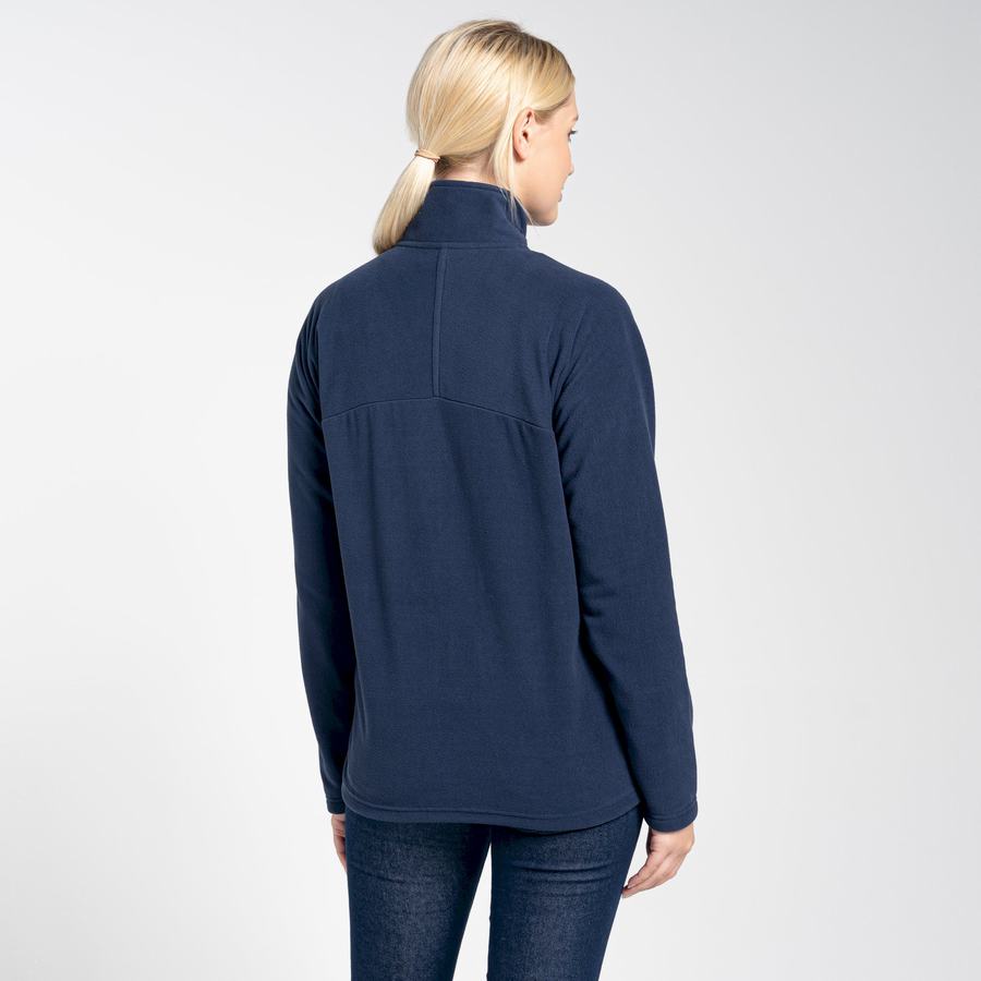 Chandails Craghoppers Cabrillo Half Zip Femme Bleu Bleu Marine | PJN563AW