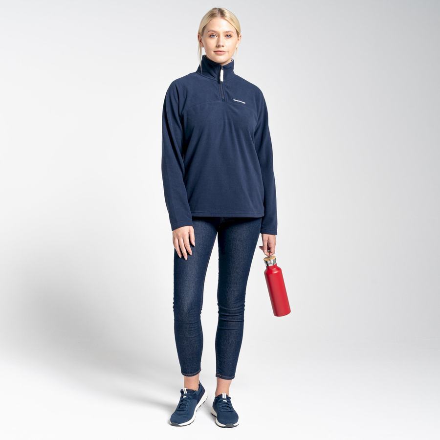 Chandails Craghoppers Cabrillo Half Zip Femme Bleu Bleu Marine | PJN563AW