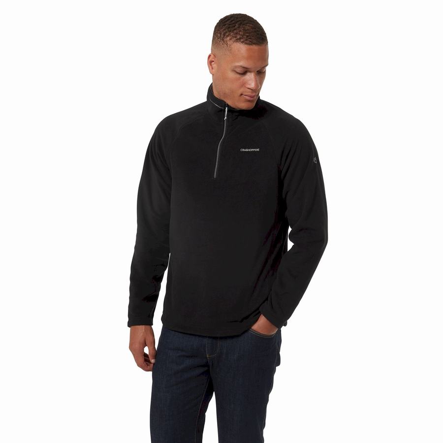 Chandails Craghoppers Corey Half Zip Homme Noir | HMA8311XC