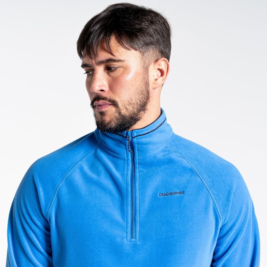 Chandails Craghoppers Corey Half Zip Homme Bleu | RKQ228VG