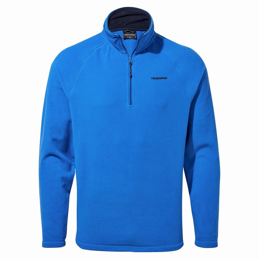 Chandails Craghoppers Corey Half Zip Homme Bleu | RKQ228VG