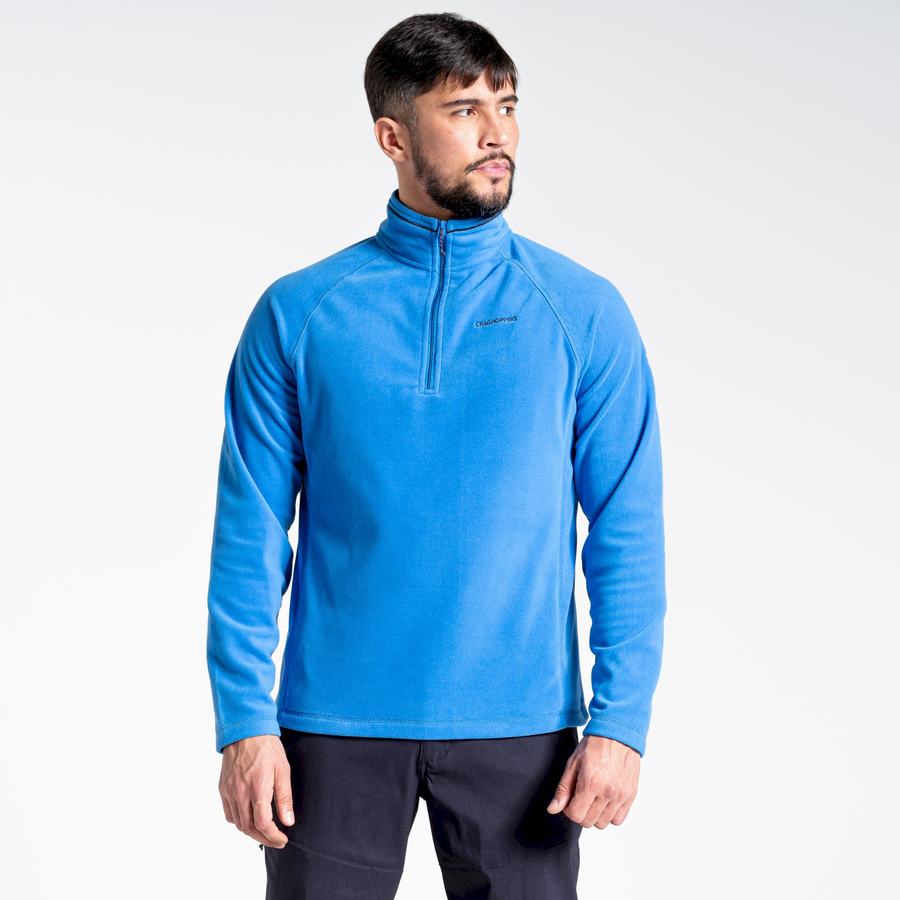 Chandails Craghoppers Corey Half Zip Homme Bleu | RKQ228VG