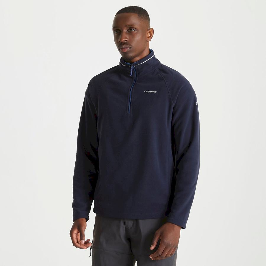 Chandails Craghoppers Corey Half Zip Homme Bleu Marine | TTQ3172JW