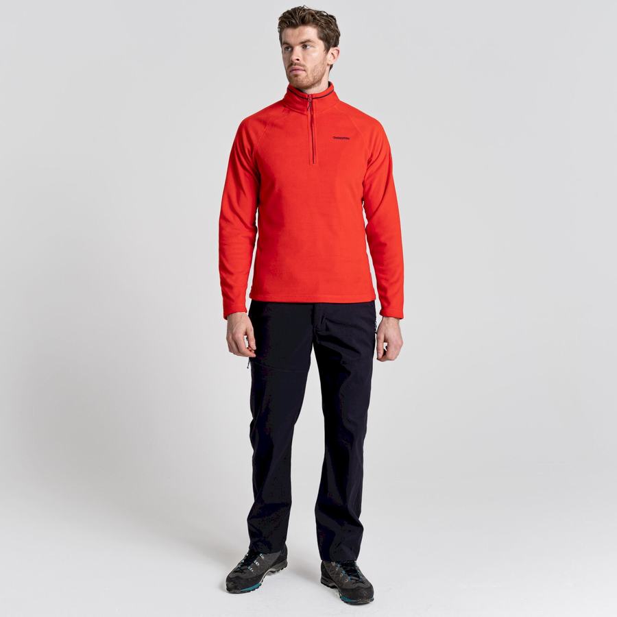 Chandails Craghoppers Corey Half Zip Homme Rouge | UCV4081XA