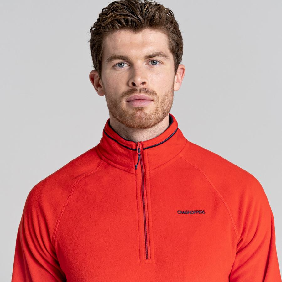 Chandails Craghoppers Corey Half Zip Homme Rouge | UCV4081XA