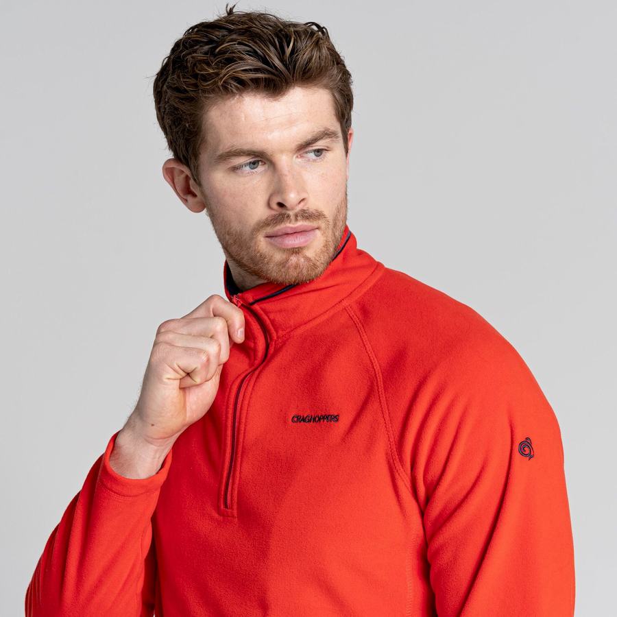 Chandails Craghoppers Corey Half Zip Homme Rouge | UCV4081XA