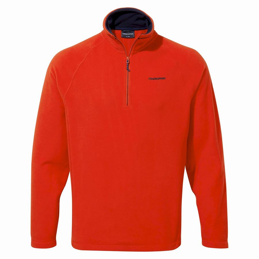 Chandails Craghoppers Corey Half Zip Homme Rouge | UCV4081XA