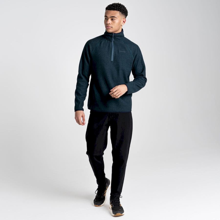 Chandails Craghoppers Durrus Half Zip Homme Bleu Foncé | RDX9517SK