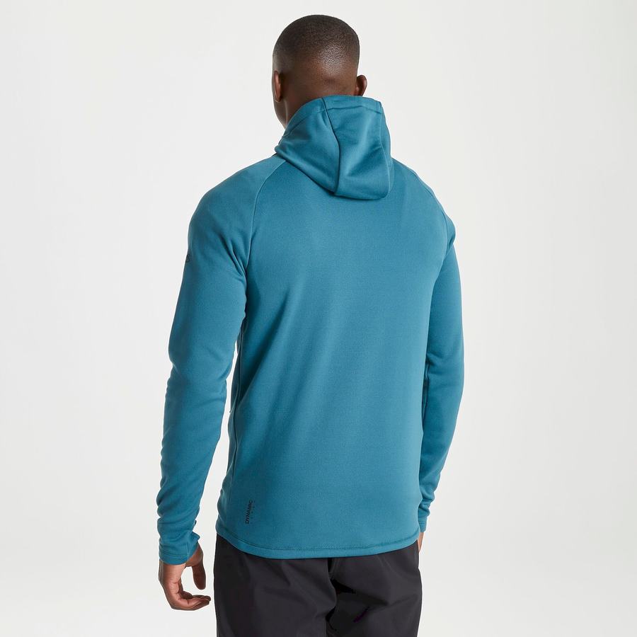 Chandails Craghoppers Dynamic Encapuchonné Half Zip D'hiver Homme Bleu | GQR7477GF