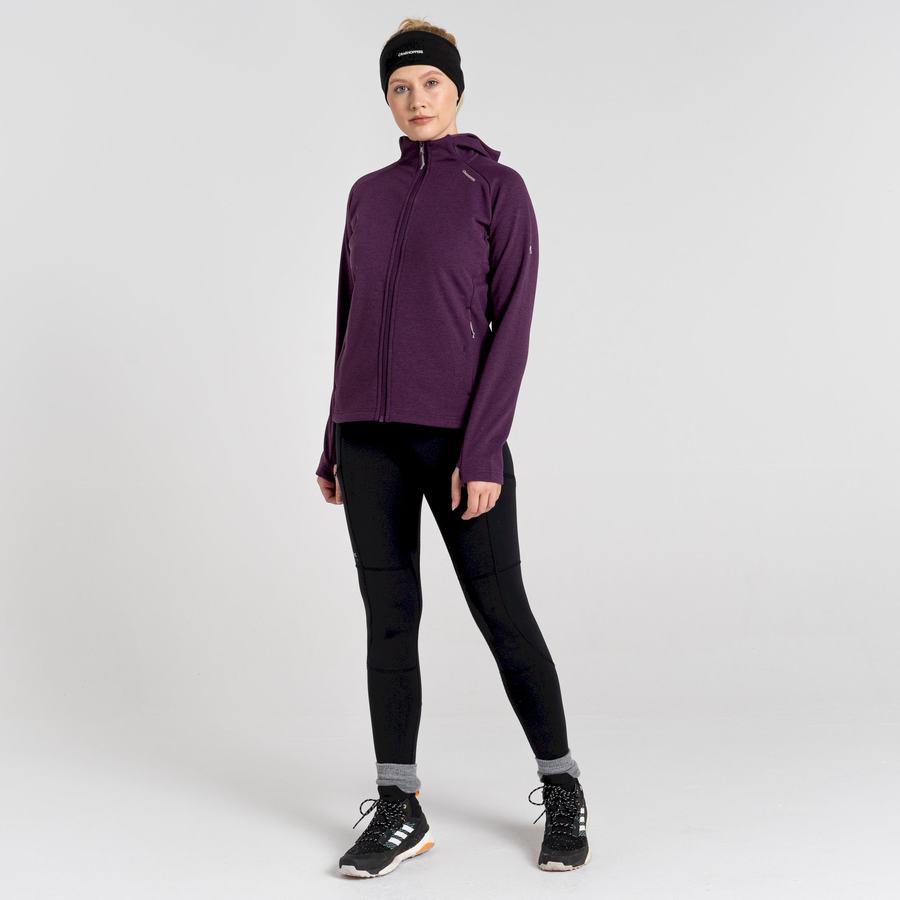 Chandails Craghoppers Dynamic Pro Encapuchonné Femme Violette Foncé | OQZ1459EL