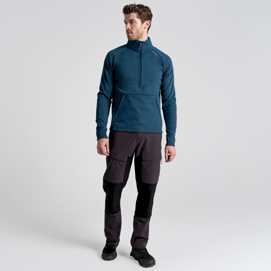 Chandails Craghoppers Dynamic Pro Half Zip Homme Bleu Foncé | BYD8762BF