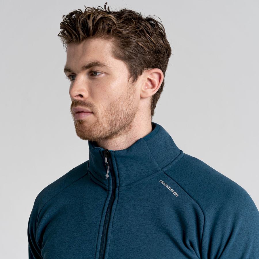 Chandails Craghoppers Dynamic Pro Half Zip Homme Bleu Foncé | BYD8762BF