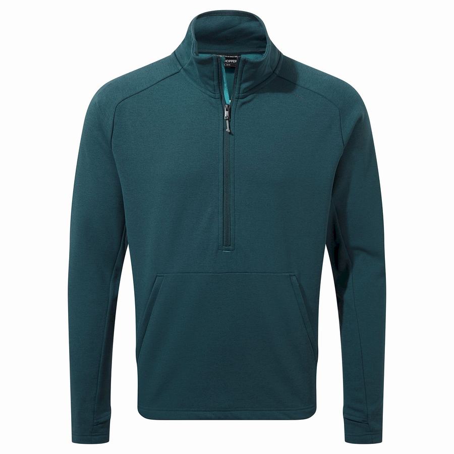 Chandails Craghoppers Dynamic Pro Half Zip Homme Bleu Foncé | BYD8762BF