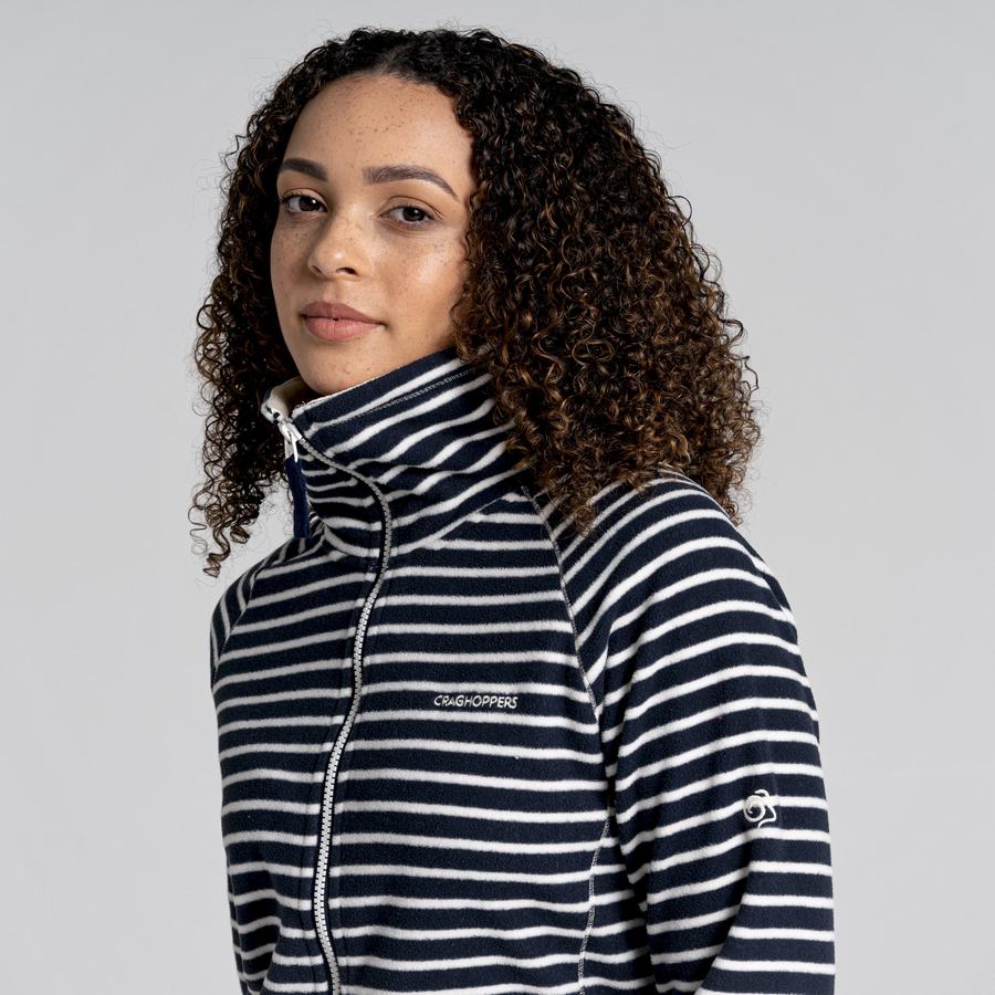 Chandails Craghoppers Ella Femme Bleu Bleu Marine Stripes | YTN1009BD