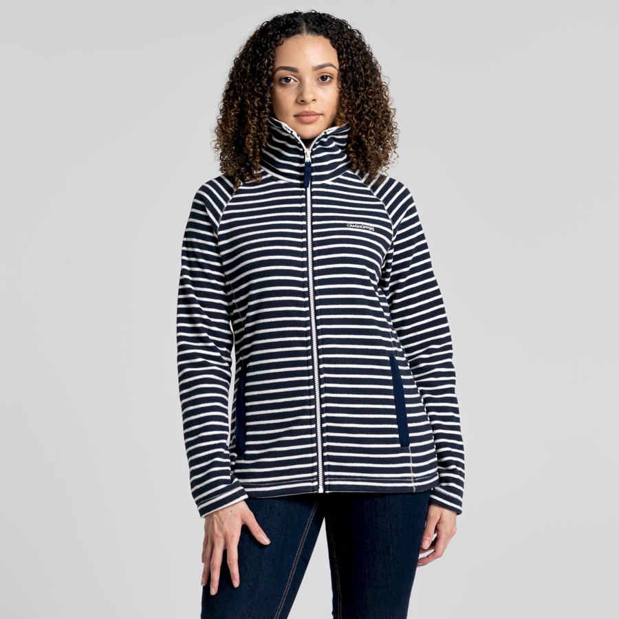 Chandails Craghoppers Ella Femme Bleu Bleu Marine Stripes | YTN1009BD