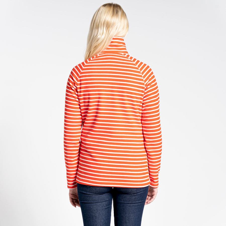 Chandails Craghoppers Ella Overhead Femme Orange Stripes | XNM3172OJ