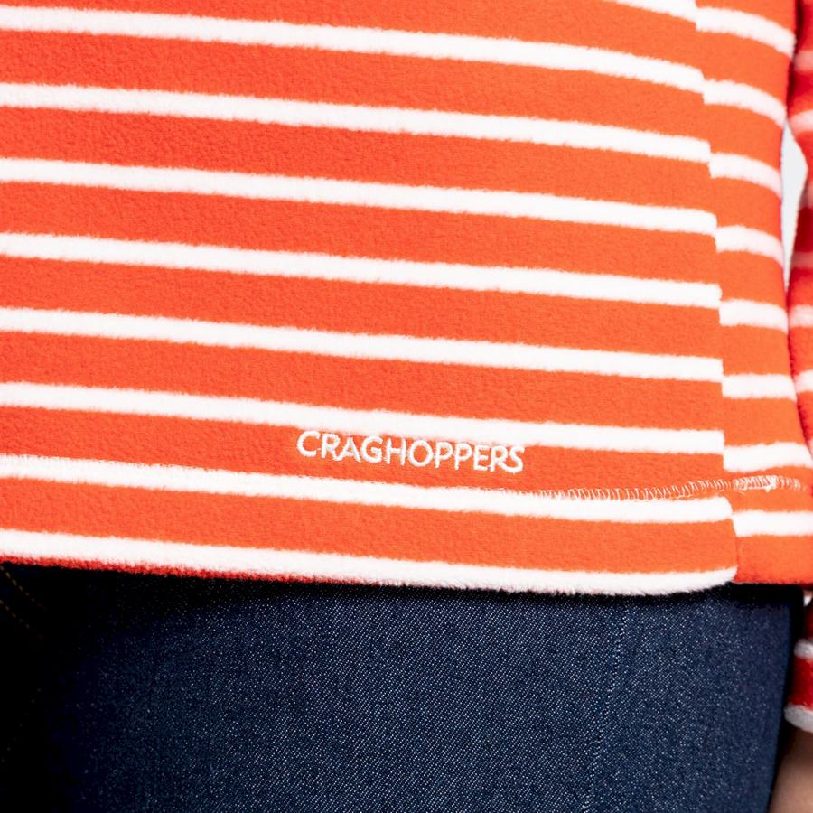 Chandails Craghoppers Ella Overhead Femme Orange Stripes | XNM3172OJ