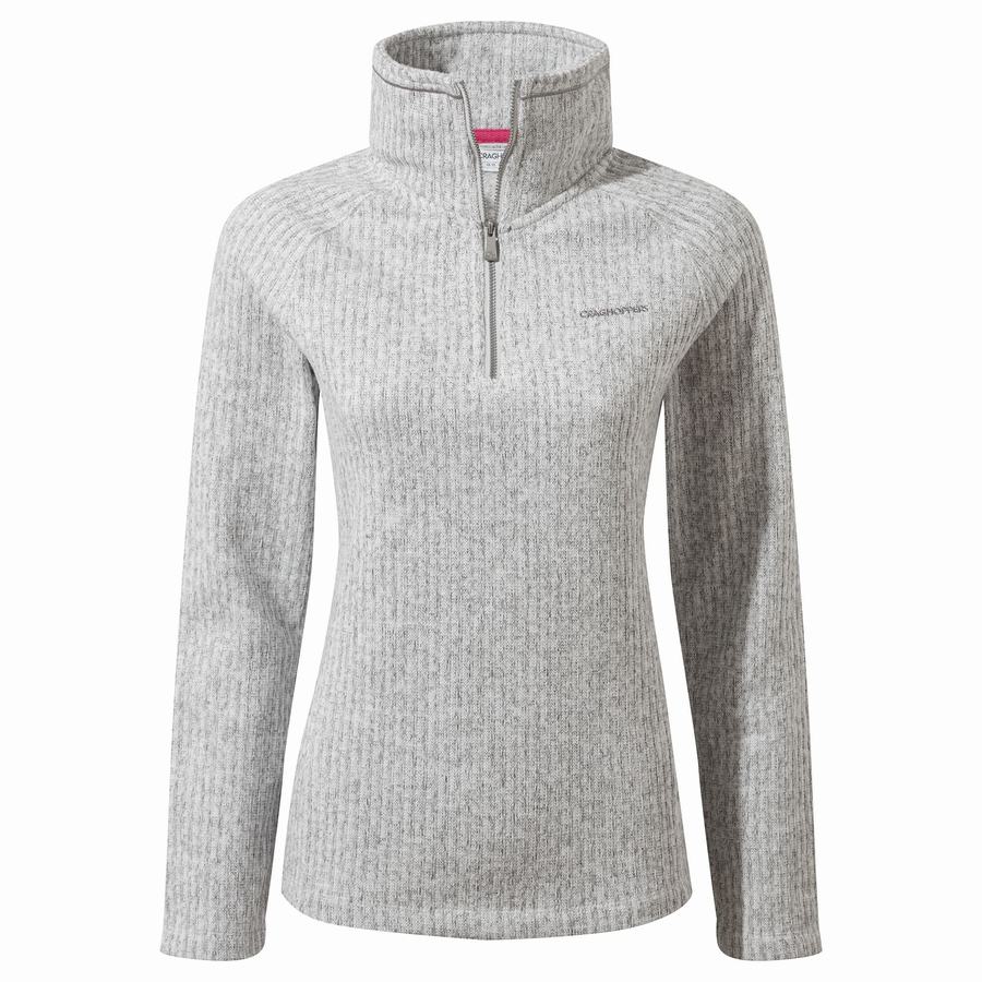 Chandails Craghoppers Eveline Half Zip Femme Grise | UPL1571VX