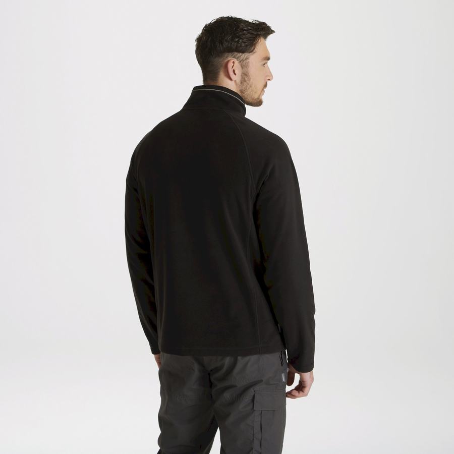 Chandails Craghoppers Expert Corey 200 Half Zip Homme Noir | BLI5149NH