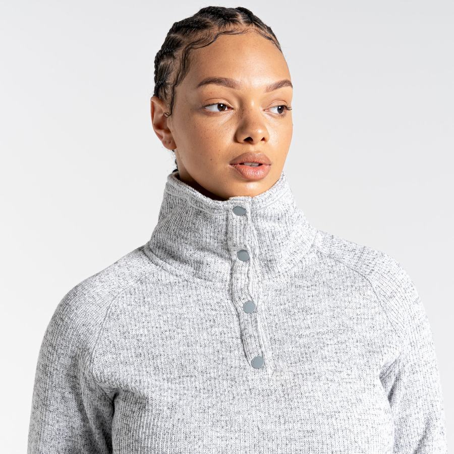 Chandails Craghoppers Janeal Half Zip Femme Grise | LVQ9328PN