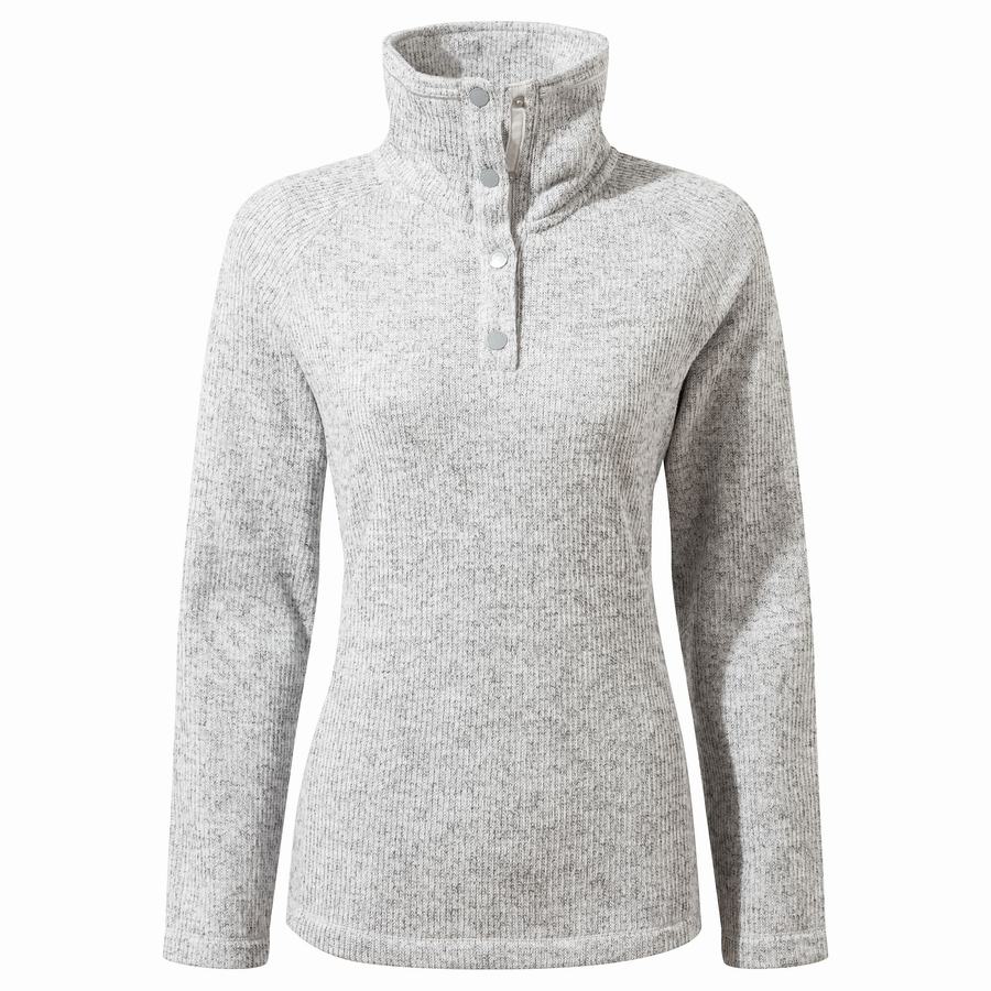 Chandails Craghoppers Janeal Half Zip Femme Grise | LVQ9328PN