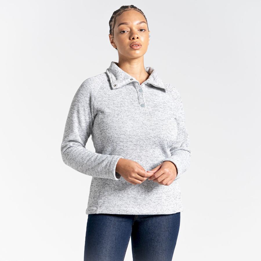 Chandails Craghoppers Janeal Half Zip Femme Grise | LVQ9328PN