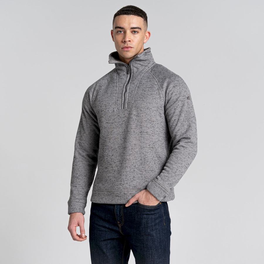 Chandails Craghoppers Logan Half Zip Homme Grise | DBK6886WW