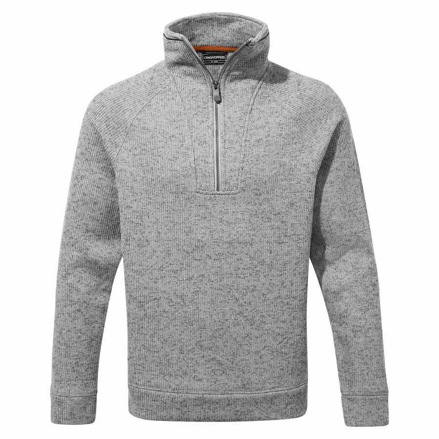 Chandails Craghoppers Logan Half Zip Homme Grise | DBK6886WW