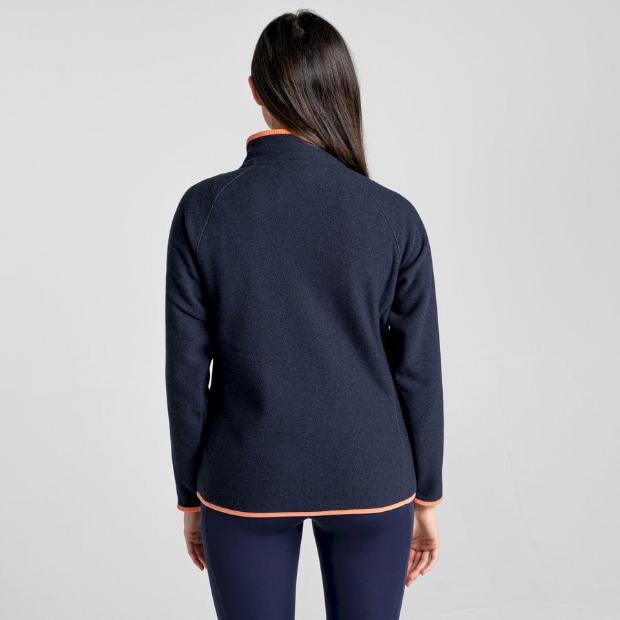 Chandails Craghoppers Milia Half Zip Femme Bleu Bleu Marine | GGF7095TJ