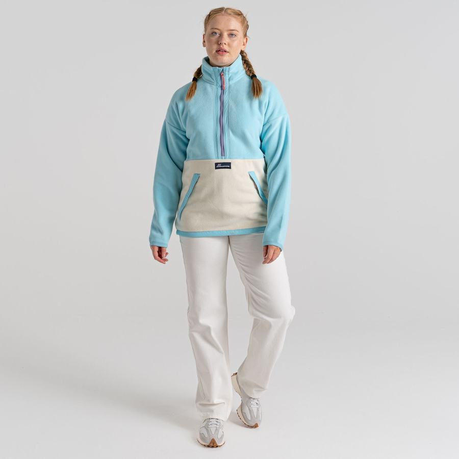 Chandails Craghoppers Spindle Half Zip Femme Turquoise Clair | GEC6895LL