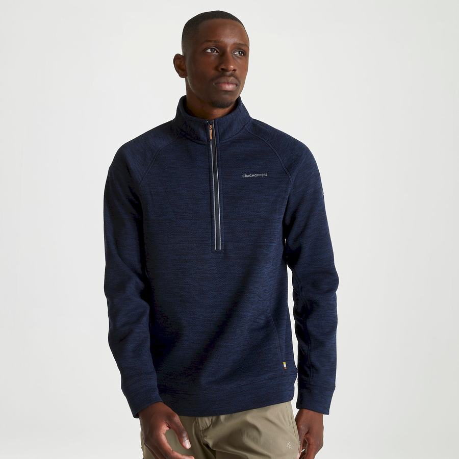 Chandails Craghoppers Stromer Half Homme Bleu Bleu Marine | SSC5879QW