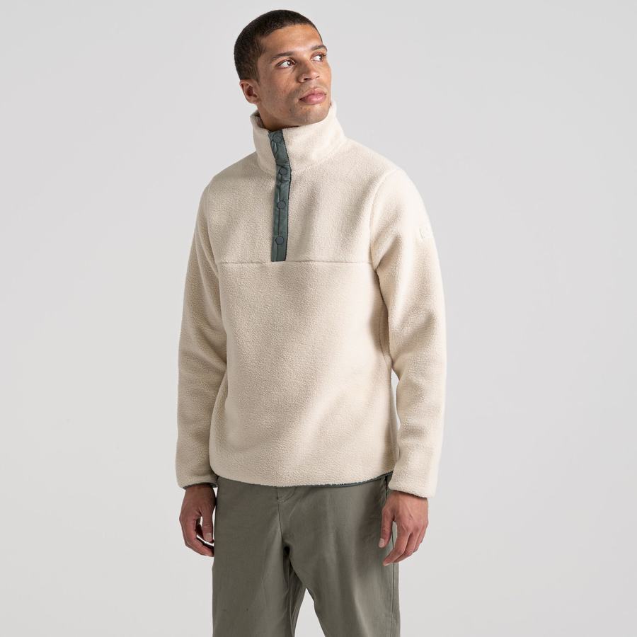 Chandails Craghoppers Sulivan Overhead Homme Blanche | DVC8178SR