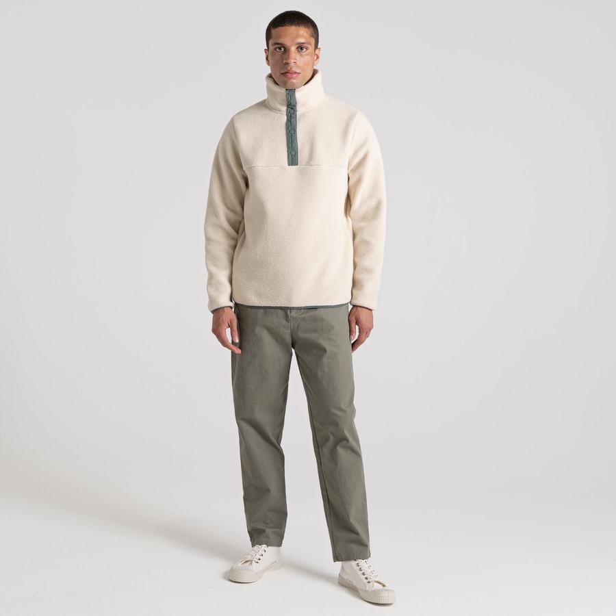 Chandails Craghoppers Sulivan Overhead Homme Blanche | DVC8178SR