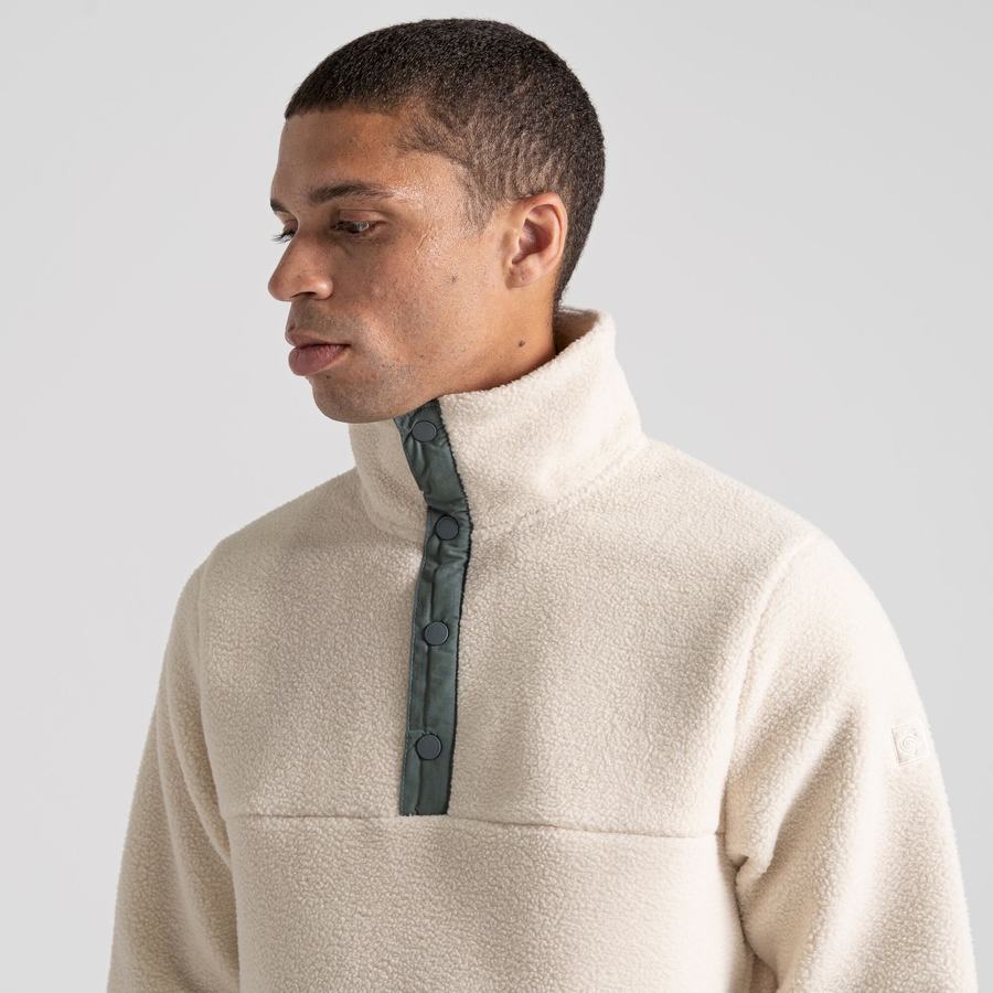 Chandails Craghoppers Sulivan Overhead Homme Blanche | DVC8178SR