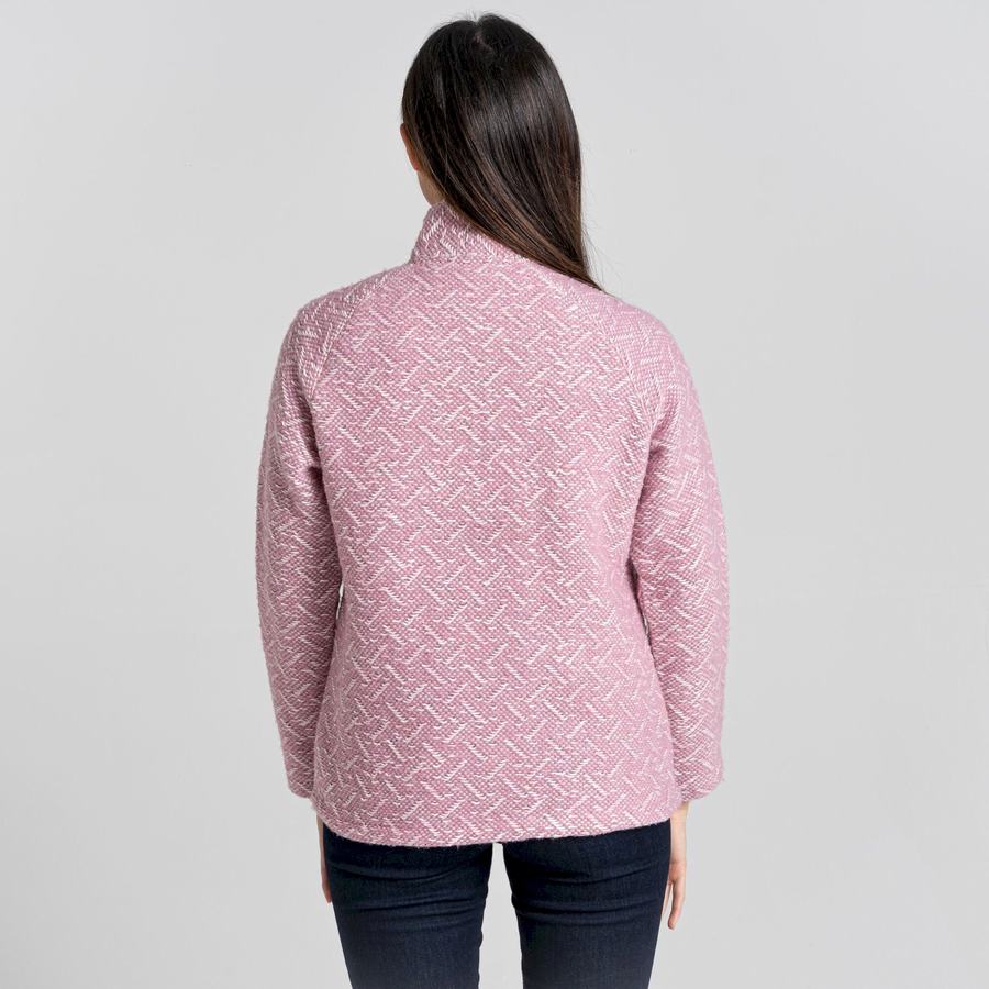 Chandails Craghoppers Talladale Half Zip Femme Rose | PSY3680AO