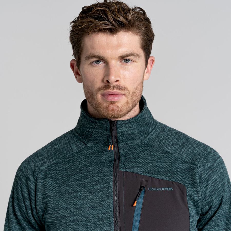 Chandails Craghoppers Tarbert Half Zip Homme Vert | SNQ2817YW