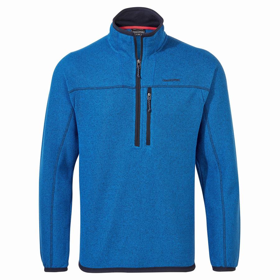 Chandails Craghoppers Torney Half Zip Homme Bleu | QRQ3625LK